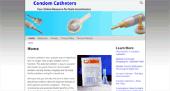 Desktop Screenshot of condomcatheters.net